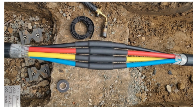 Heat Shrink Cable Jointing Kits in application