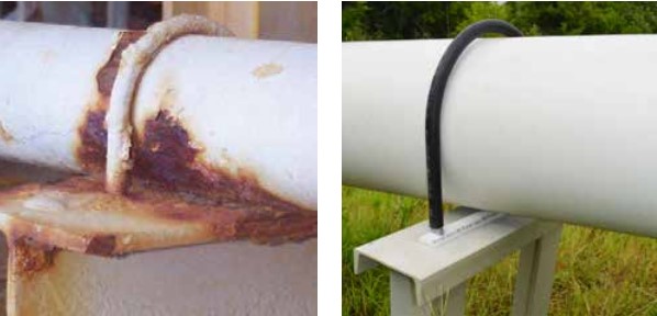 Heat Shrink Tubing for U-Bolts in application