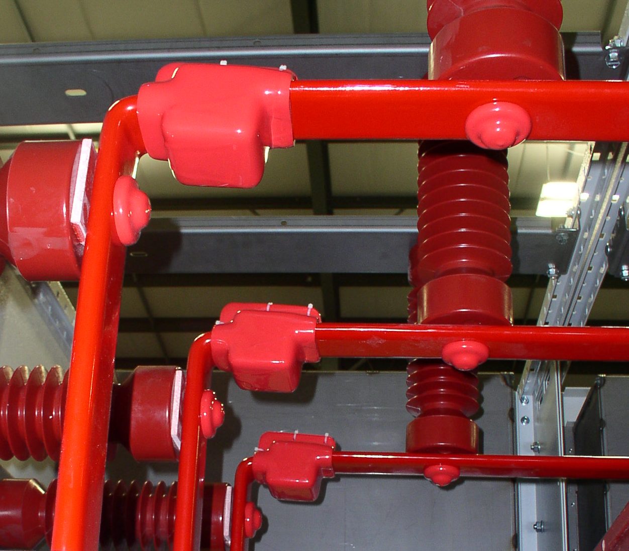 Busbar Insulating Boots / Shrouds (PVC) in application
