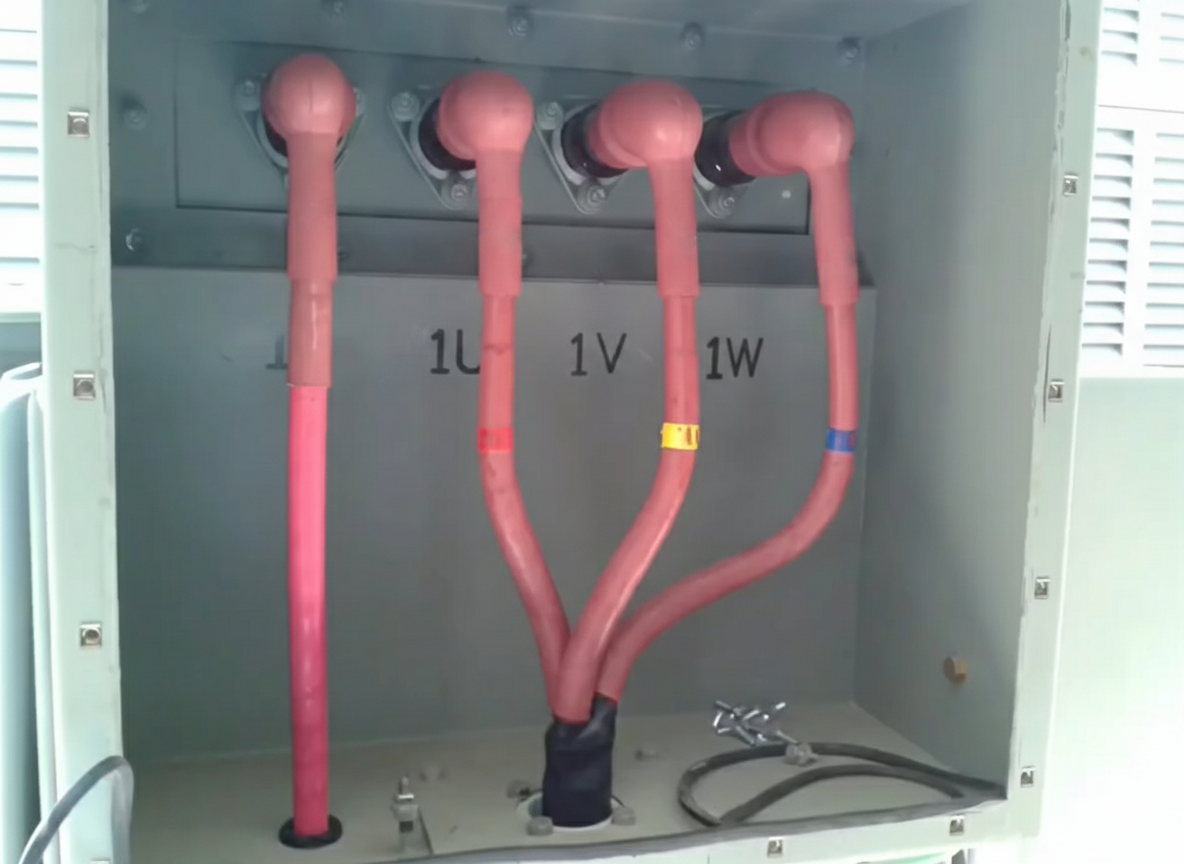 Heat Shrink Right Angle and Straight Boots in application
