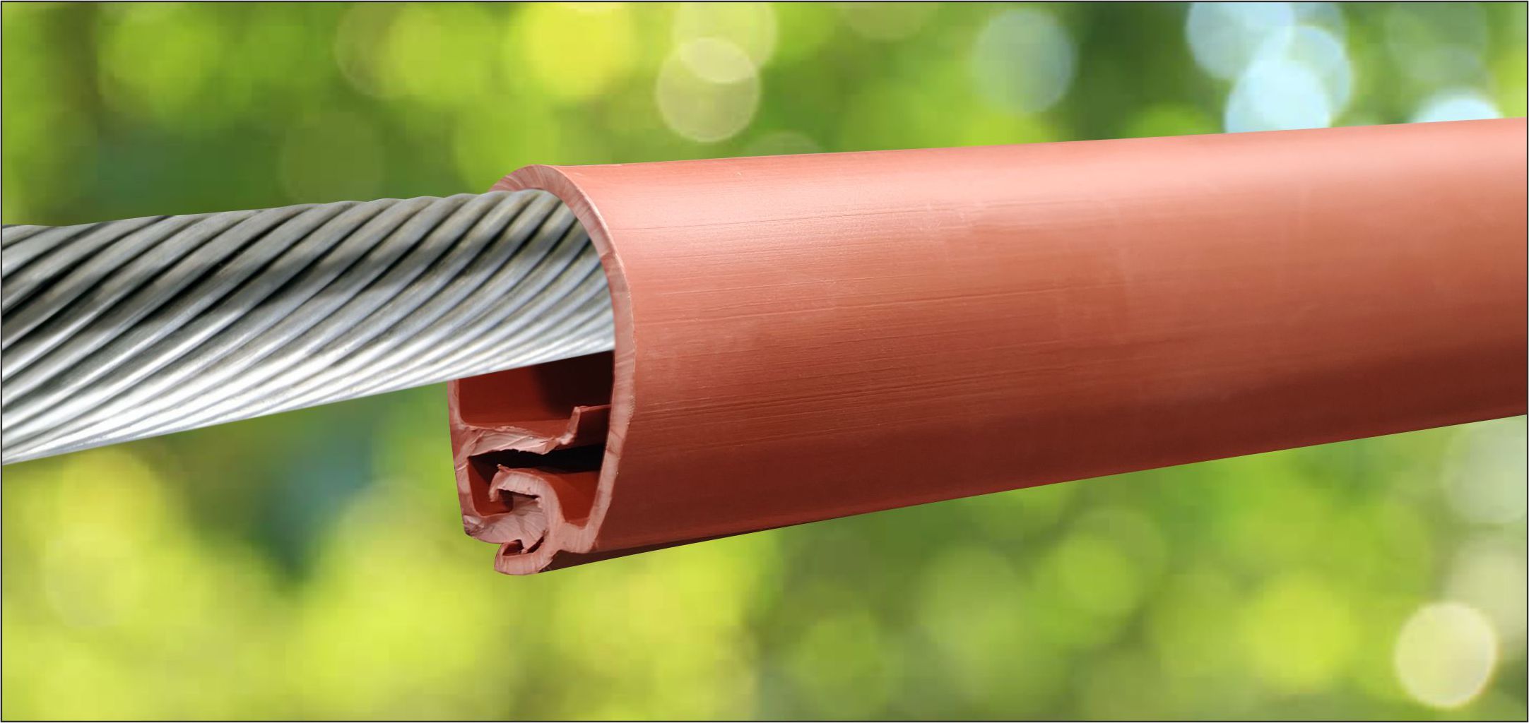Overhead Line Covers (Polyolefin) in application